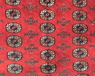 Vintage Handmade BOKHARA Wool Rug
