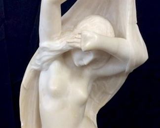 Nymph and Putto, Emblematic Of Night Marble
