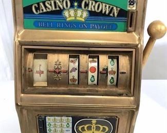 Waco ‘Casino Crown’ Antique 25Cent Slot Machine
