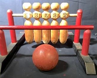 Collectible Vintage Mansfield-Kuhn 5 Pin Bowling
