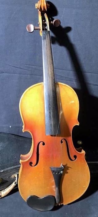 Stradivarius Copy Of Violin w/ Bow, Case

