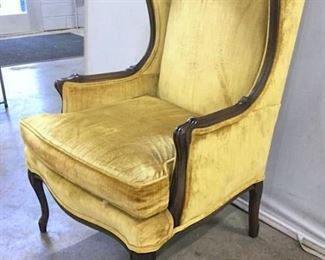 Vintage FOGLE FURNITURE Wingback Chair
