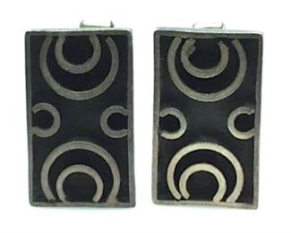 lot2 Mexican Sterling Silver Cuff Links
