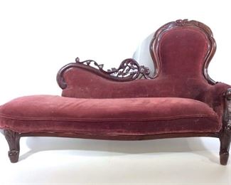 Vintage Victorian Doll Size Fainting Couch
