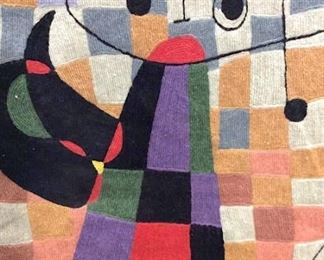 Wall Tapestry In Style of Art Of Joan Miró
