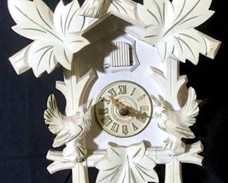 Vintage Hand Crafted Wood Cuckoo Clock, Germany
