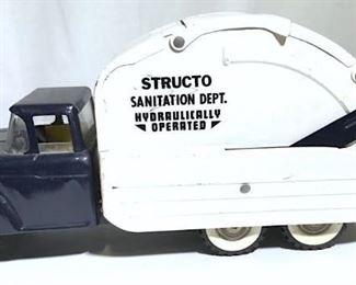 Vintage STRUCTO Steel Garbage Truck Toy
