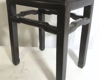 Hand Crafted Vintage Carved Asian Side Table
