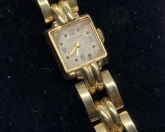 Movado Wristwatch, 14k Gold
