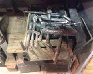 Box of c clamps