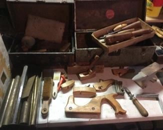 Old wood tools