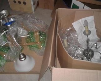 Lighting fixtures in box