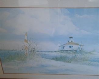 assorted seaside artwork