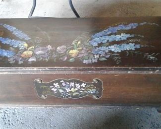 Charming hand painted hope chest-cedar lined