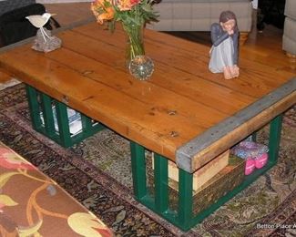 Barn Door Coffee Table