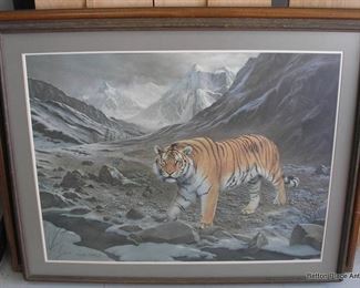 Charles Frace Print Siberian Tiger Print