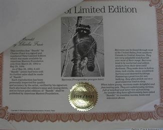 Certificate of previous