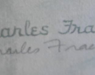 Signature on previous