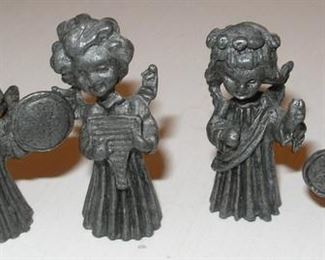 Miniature Pewter Angels