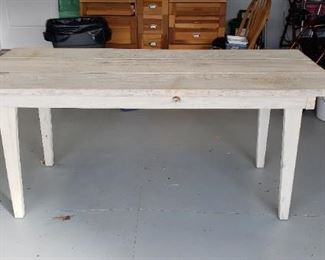 Whitewashed Pine Table