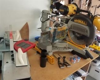 Dewalt compound miter saw , planer, joiner and more