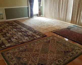 Did someone mention rugs?? We have carpets from Karastan , Pakistan, India and more. Many hand crafted wool, high-quality coverings. 