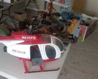 1/6 scale rescue helicopter to fit 12" GI Joe