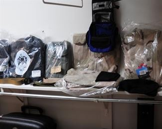 Unopened/unused Polar fleece jacket/liners, flight suit, Gortex jacket/pants