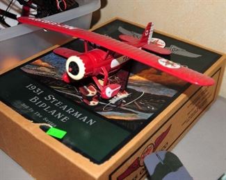 Texaco 1931 Stearman biplane model