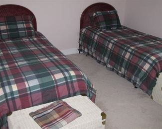 Nice clean pair of single beds 