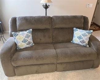 Art Van electric reclining sofa