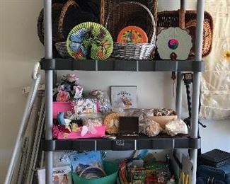 Crafts, baskets, storage