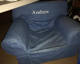 Child’s chair from Pottery Barn