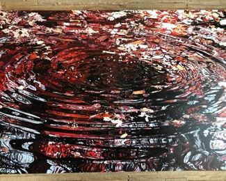 William ‘Bill’ Fegan~ Oil on Canvas ‘Pool of Samaria’ 44”x109”