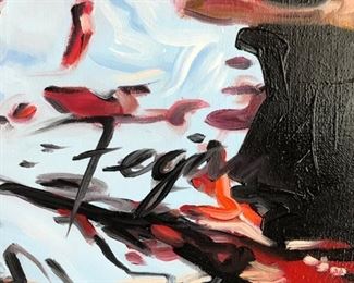 William ‘Bill’ Fegan~ Oil on Canvas ‘Pool of Samaria’ 44”x109”