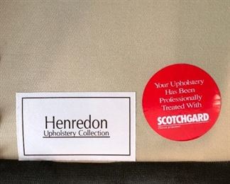 Henredon Sofa in Olive Green