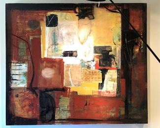 Original Art (Oil on Canvas) by Mark Whitmarsh. "Symphony Series" 36 x 42. 