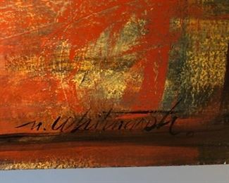 Original Art (Oil on Canvas) by Mark Whitmarsh. "Symphony Series" 36 x 42. 