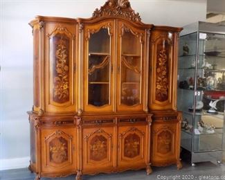 Biltmore Furniture Inlaid Breakfront