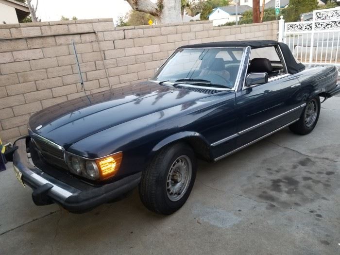VEHICLE FOR SALE Thurs, Fri.
Taking offers - via email or text
Mercedes 1984
380 SL
Runs great 
250,000 miles
Tags are paid / non op
