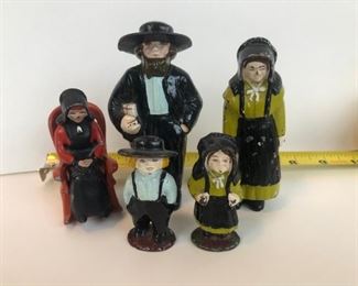 eBay- SB SOS Cast Iron Amish Metal Doll LOT (Item ID: 164045255494)