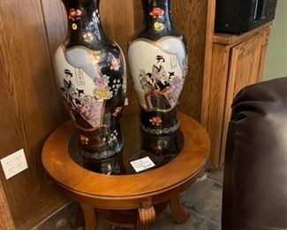Beautiful Asian urns 