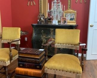 Vintage Maitland-Smith book side table