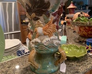 Unique ornate pottery