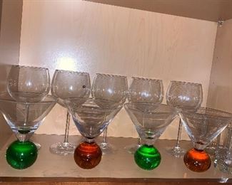 Festive cocktail glasses!