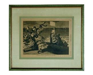 8. Antique Harpers Weekly After Winslow Homer Lithograph