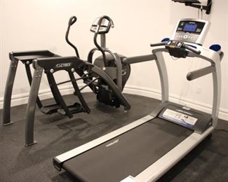 Cyber elliptical & Lifefitness treadmill
