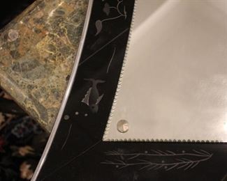 Deco fish / sea life mirror