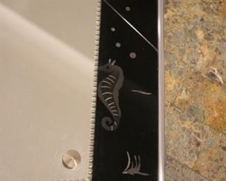 Deco fish / sea life mirror