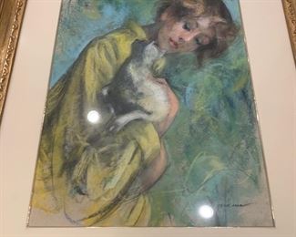 Cydney Grossman pastel painting